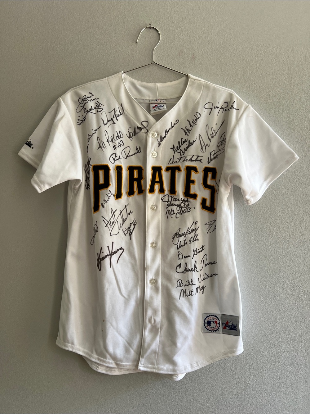Pittsburgh Pirates 1979 SIGNED Baseball Jersey, Size XL